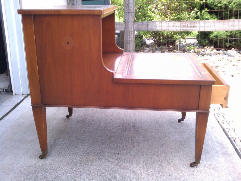 Before & After Painted Vintage Side Tables | Modern Hen home