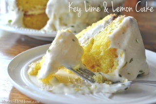 Key Lime & Lemon Cake